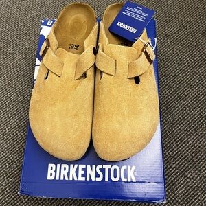 Birkenstock Women’s Boston Suede Leather Clogs